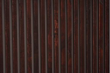 和製アンティーク　総ケヤキ材!　ガラス入り　杢目が味わい深い格子蔵戸(引き戸、建具)