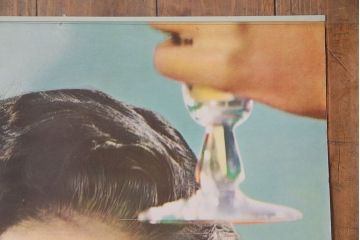 アンティーク雑貨　昭和30年代当時物　「ニッポンビール」　昭和レトロなポスター(広告、ディスプレイ)(2)