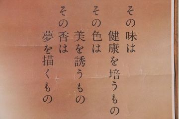 アンティーク雑貨　昭和30年代当時物　壽屋(サントリー)「赤玉ポートワイン」　昭和レトロなポスター(広告、ディスプレイ)(1)