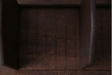 アンティーク雑貨　昭和レトロ　深みのある色合いのブックスタンド(本立て)