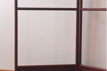 アンティーク雑貨　昭和初期　古民具　和モダンスタイルにおすすめ!鶴の二つ折り衣桁(着物掛け、ハンガーラック)