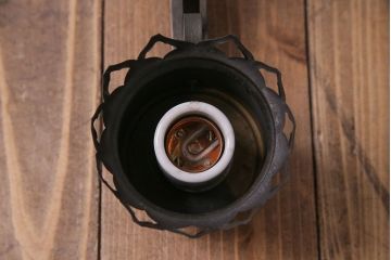 【I様ご成約済】昭和レトロ　オイルランプ風のおしゃれなウォールライト(壁掛け照明)
