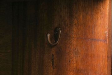 レトロ家具　幼稚園で使われていたレトロな魅力あふれるロッカー・2列(オープンラック、収納棚)