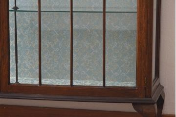 【I様ご成約品】ビンテージ　猫脚付き　上品な雰囲気漂うガラスケース(飾り棚、陳列棚、ショーケース)