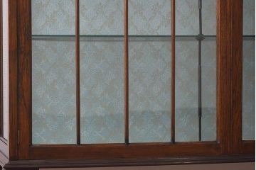 【I様ご成約品】ビンテージ　猫脚付き　上品な雰囲気漂うガラスケース(飾り棚、陳列棚、ショーケース)