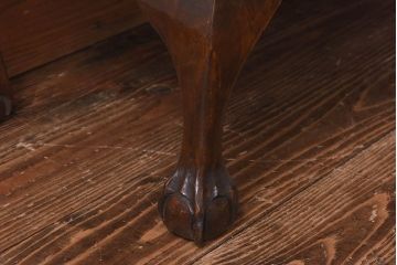 【I様ご成約品】ビンテージ　猫脚付き　上品な雰囲気漂うガラスケース(飾り棚、陳列棚、ショーケース)