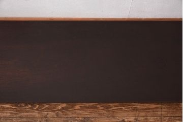 アンティーク家具　古民具・骨董　朴の木　深い色味の一枚板が魅力の裁ち板(作業台・ローテーブル・ローボード)