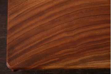 アンティーク雑貨　昭和期　力強いケヤキ材の杢目が楽しめる花台(盆栽卓、飾り台)