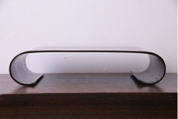 アンティーク雑貨　和製アンティーク　高級唐木材製!小さな巻き花台(飾り台)