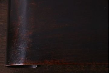 アンティーク雑貨　和製アンティーク　高級唐木材製!小さな巻き花台(飾り台)