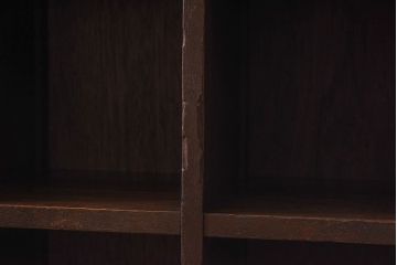 レトロ家具　昭和レトロ　5×4マス　正方形のマス目がすっきりとした印象の収納棚(陳列棚、飾り棚、オープンラック)