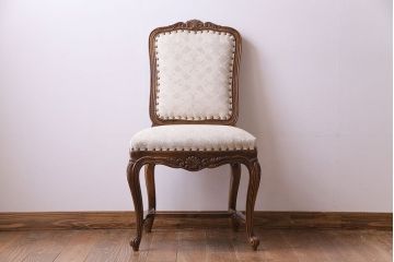 中古　DREXEL HERITAGE(ドレクセルヘリテイジ)　old continent(オールドコンチネント)　サイドチェア(ダイニングチェア、イス)(定価約28万円)(1)