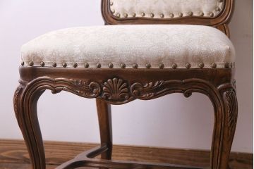 中古　DREXEL HERITAGE(ドレクセルヘリテイジ)　old continent(オールドコンチネント)　サイドチェア(ダイニングチェア、イス)(定価約28万円)(1)