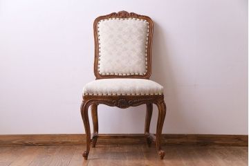 中古　DREXEL HERITAGE(ドレクセルヘリテイジ)　old continent(オールドコンチネント)　サイドチェア(ダイニングチェア、イス)(定価約28万円)(3)