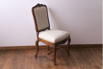 【I様ご成約分】中古　DREXEL HERITAGE(ドレクセルヘリテイジ)　old continent(オールドコンチネント)　高級感漂うダイニングチェア(サイドチェア、イス)(定価約28万円)(1)