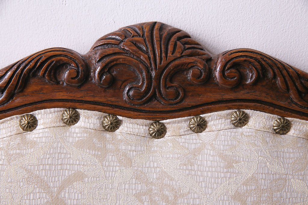 【I様ご成約分】中古　DREXEL HERITAGE(ドレクセルヘリテイジ)　old continent(オールドコンチネント)　高級感漂うダイニングチェア(サイドチェア、イス)(定価約28万円)(1)