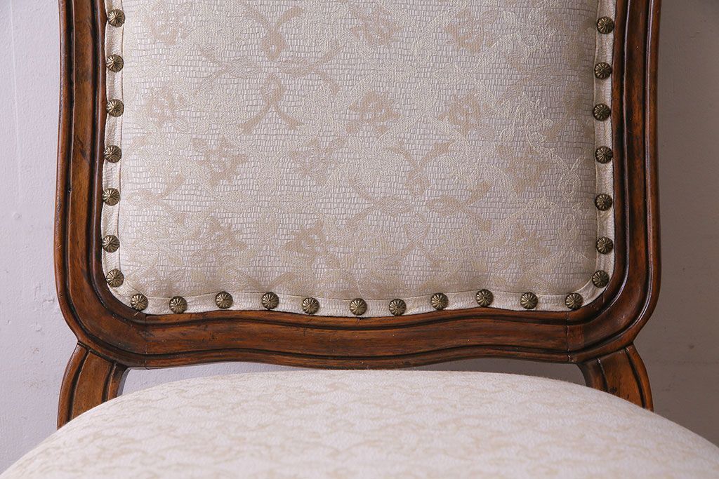 【I様ご成約分】中古　DREXEL HERITAGE(ドレクセルヘリテイジ)　old continent(オールドコンチネント)　高級感漂うダイニングチェア(サイドチェア、イス)(定価約28万円)(1)