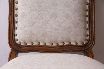 【I様ご成約分】中古　DREXEL HERITAGE(ドレクセルヘリテイジ)　old continent(オールドコンチネント)　高級感漂うダイニングチェア(サイドチェア、イス)(定価約28万円)(1)