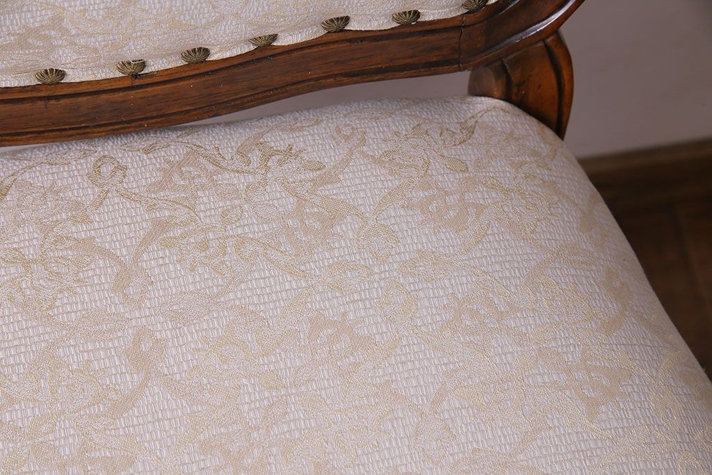 【I様ご成約分】中古　DREXEL HERITAGE(ドレクセルヘリテイジ)　old continent(オールドコンチネント)　高級感漂うダイニングチェア(サイドチェア、イス)(定価約28万円)(1)