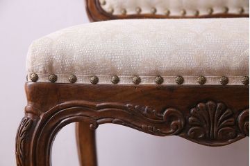 【I様ご成約分】中古　DREXEL HERITAGE(ドレクセルヘリテイジ)　old continent(オールドコンチネント)　高級感漂うダイニングチェア(サイドチェア、イス)(定価約28万円)(1)