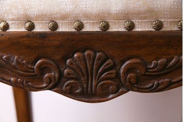 【I様ご成約分】中古　DREXEL HERITAGE(ドレクセルヘリテイジ)　old continent(オールドコンチネント)　高級感漂うダイニングチェア(サイドチェア、イス)(定価約28万円)(1)