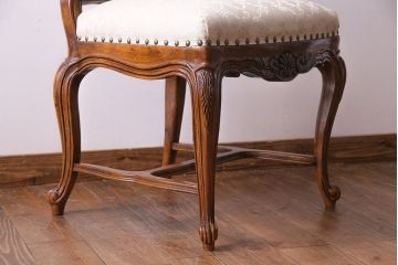 【I様ご成約分】中古　DREXEL HERITAGE(ドレクセルヘリテイジ)　old continent(オールドコンチネント)　高級感漂うダイニングチェア(サイドチェア、イス)(定価約28万円)(1)