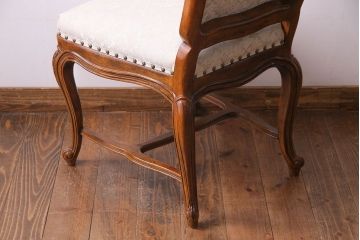 【I様ご成約分】中古　DREXEL HERITAGE(ドレクセルヘリテイジ)　old continent(オールドコンチネント)　高級感漂うダイニングチェア(サイドチェア、イス)(定価約28万円)(1)