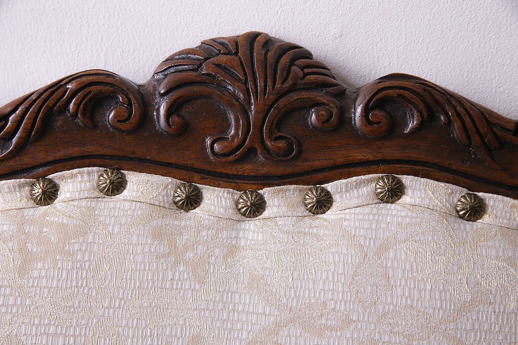 中古　DREXEL HERITAGE(ドレクセルヘリテイジ)　old continent(オールドコンチネント)　高級感漂うダイニングチェア(サイドチェア、イス)(定価約28万円)(2)