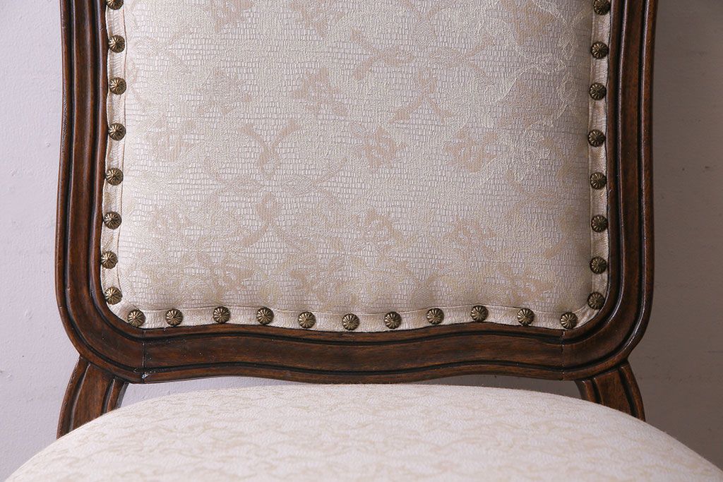 中古　DREXEL HERITAGE(ドレクセルヘリテイジ)　old continent(オールドコンチネント)　高級感漂うダイニングチェア(サイドチェア、イス)(定価約28万円)(2)