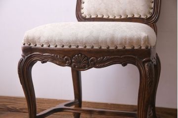 中古　DREXEL HERITAGE(ドレクセルヘリテイジ)　old continent(オールドコンチネント)　高級感漂うダイニングチェア(サイドチェア、イス)(定価約28万円)(2)