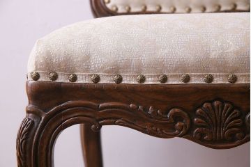 中古　DREXEL HERITAGE(ドレクセルヘリテイジ)　old continent(オールドコンチネント)　高級感漂うダイニングチェア(サイドチェア、イス)(定価約28万円)(2)