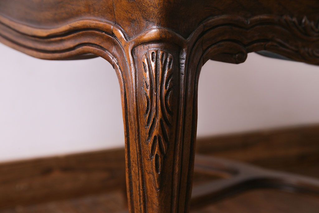 中古　DREXEL HERITAGE(ドレクセルヘリテイジ)　old continent(オールドコンチネント)　高級感漂うダイニングチェア(サイドチェア、イス)(定価約28万円)(2)