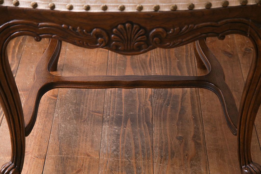 中古　DREXEL HERITAGE(ドレクセルヘリテイジ)　old continent(オールドコンチネント)　高級感漂うダイニングチェア(サイドチェア、イス)(定価約28万円)(2)