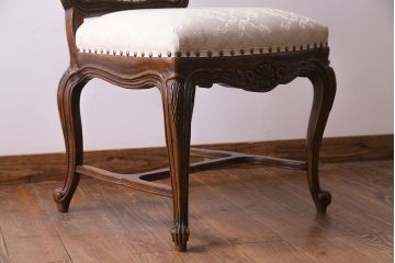 中古　DREXEL HERITAGE(ドレクセルヘリテイジ)　old continent(オールドコンチネント)　高級感漂うダイニングチェア(サイドチェア、イス)(定価約28万円)(2)