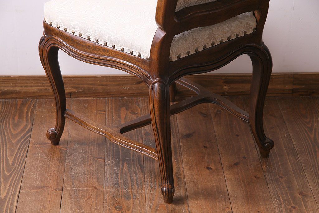 中古　DREXEL HERITAGE(ドレクセルヘリテイジ)　old continent(オールドコンチネント)　高級感漂うダイニングチェア(サイドチェア、イス)(定価約28万円)(2)