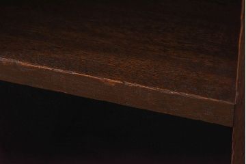 レトロ家具　昭和レトロ　5×4マス　正方形のマス目がすっきりとした印象の収納棚(陳列棚、飾り棚、オープンラック)(1)