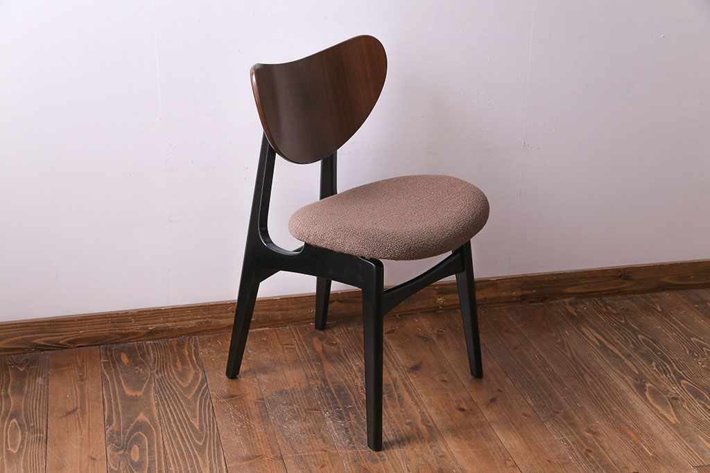 ヴィンテージ家具　G-PLAN　北欧ビンテージ　BB(Black&Brass)シリーズ　バタフライチェア(ダイニングチェア)(1)