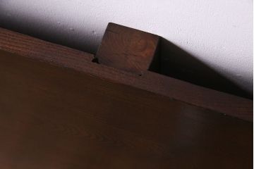 アンティーク雑貨　和製アンティーク　力強い杢目が印象的な一枚板の裁ち板(古材、飾り台、材料)