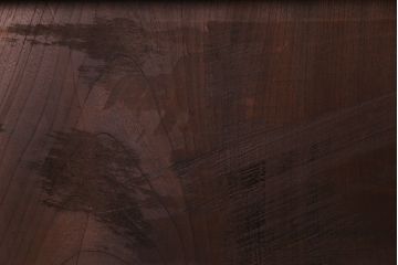 和製アンティーク　総ケヤキ一枚板　取っ手がアクセントの板戸(窓、建具)2枚セット