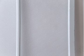 ペイント建具　シャビーな雰囲気が魅力的なダイヤガラス入りの引き戸1枚(ガラス戸、仕切り戸)