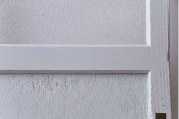 ペイント建具　シャビーな雰囲気が魅力的なダイヤガラス入りの引き戸1枚(ガラス戸、仕切り戸)