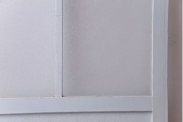 ペイント建具　シャビーな雰囲気が魅力的なダイヤガラス入りの引き戸1枚(ガラス戸、仕切り戸)