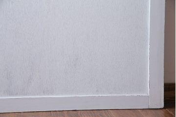 ペイント建具　シャビーな雰囲気が魅力的なダイヤガラス入りの引き戸1枚(ガラス戸、仕切り戸)