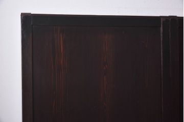 和製アンティーク　燻された風合いが魅力の帯戸(板戸、建具)4枚セット