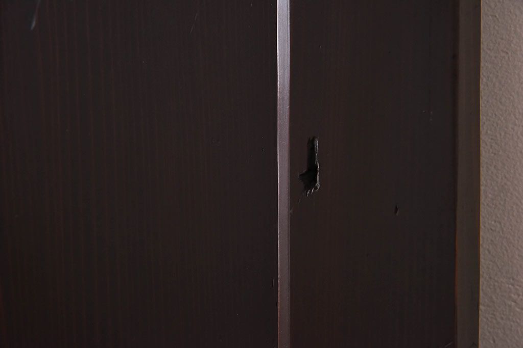 和製アンティーク　燻された風合いが魅力の帯戸(板戸、建具)4枚セット