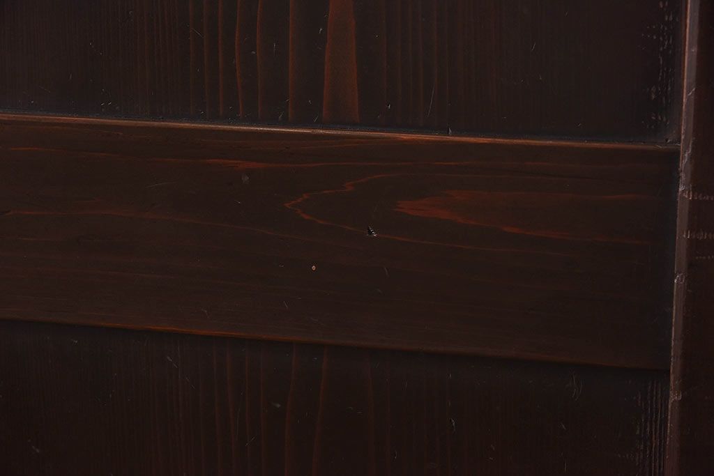 和製アンティーク　燻された風合いが魅力の帯戸(板戸、建具)4枚セット