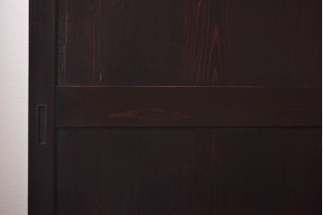 和製アンティーク　燻された風合いが魅力の帯戸(板戸、建具)4枚セット
