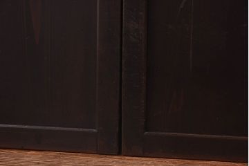 和製アンティーク　燻された風合いが魅力の帯戸(板戸、建具)4枚セット