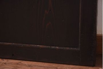 和製アンティーク　燻された風合いが魅力の帯戸(板戸、建具)4枚セット