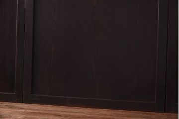 和製アンティーク　燻された風合いが魅力の帯戸(板戸、建具)4枚セット